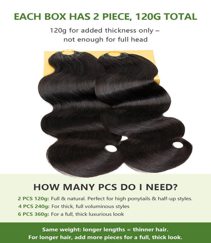MLIP Crochet Hair for Black Women, Feather Crochet Human Hair, Burmese Body Wave, Knotless Pre-Separated, Quick Install Protective Style, Lightweight Tangle-Free Reusable Natural Black