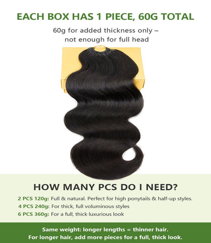 MLIP Crochet Hair for Black Women, Feather Crochet Human Hair, Burmese Body Wave, Knotless Pre-Separated, Quick Install Protective Style, Lightweight Tangle-Free Reusable Natural Black