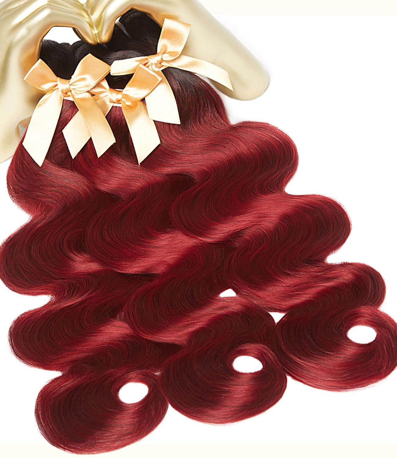 MLIP Raw Indian Human Hair Body Wave Bundles, 3X Longer Lifespan,100% Unprocessed Raw Hair, No Tangle & Shedding, Silky Soft After Multiple Washes, 1B99J Color