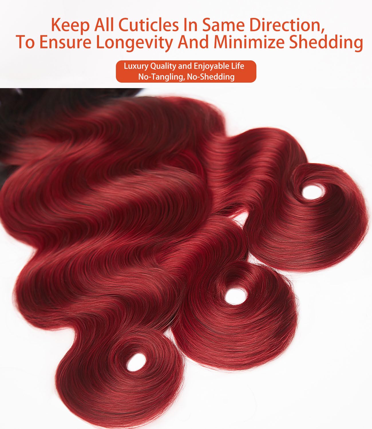 MLIP Raw Indian Human Hair Body Wave Bundles, 3X Longer Lifespan,100% Unprocessed Raw Hair, No Tangle & Shedding, Silky Soft After Multiple Washes, 1B99J Color