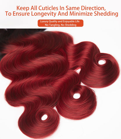 MLIP Raw Indian Human Hair Body Wave Bundles, 3X Longer Lifespan,100% Unprocessed Raw Hair, No Tangle & Shedding, Silky Soft After Multiple Washes, 1B99J Color