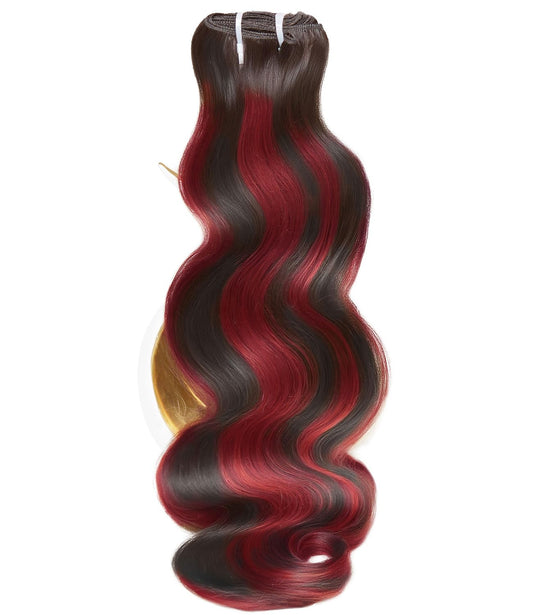 MLIP Raw Indian Human Hair Body Wave Single Bundles, 3X Longer Lifespan,100% Unprocessed Raw Hair, No Tangle & Shedding, Silky Soft After Multiple Washes, P1B99J Color
