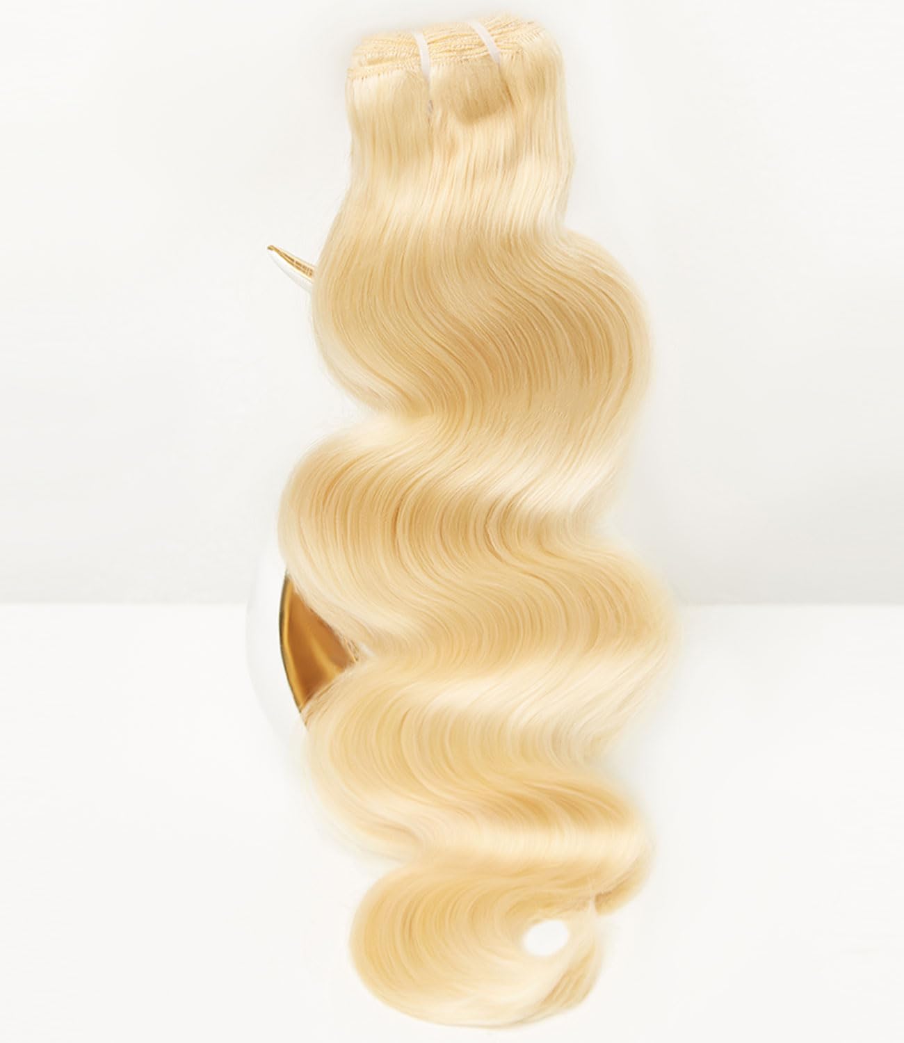 MLIP Raw Indian Human Hair Body Wave Bundles 3X Longer Lifespan 100% Unprocessed Raw Hair No Tangle & Shedding Silky Soft After Multiple Washes 613 Color