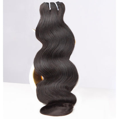 MLIP Raw Indian Human Hair Body Wave Bundles 3X Longer Lifespan 100% Unprocessed Raw Hair No Tangle & Shedding Silky Soft After Multiple Washes Natural Color