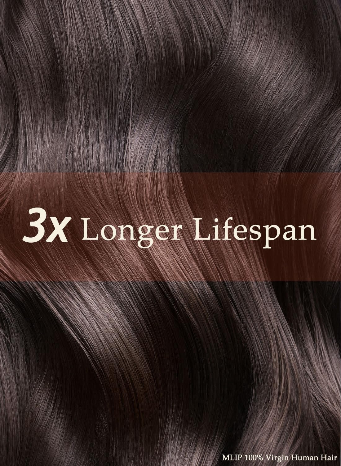 MLIP Raw Indian Human Hair Body Wave 3 Bundles 3X Longer Lifespan 100% Unprocessed Raw Hair No Tangle & Shedding Silky Soft After Multiple Washes Natural Color 16 18 20 Inches