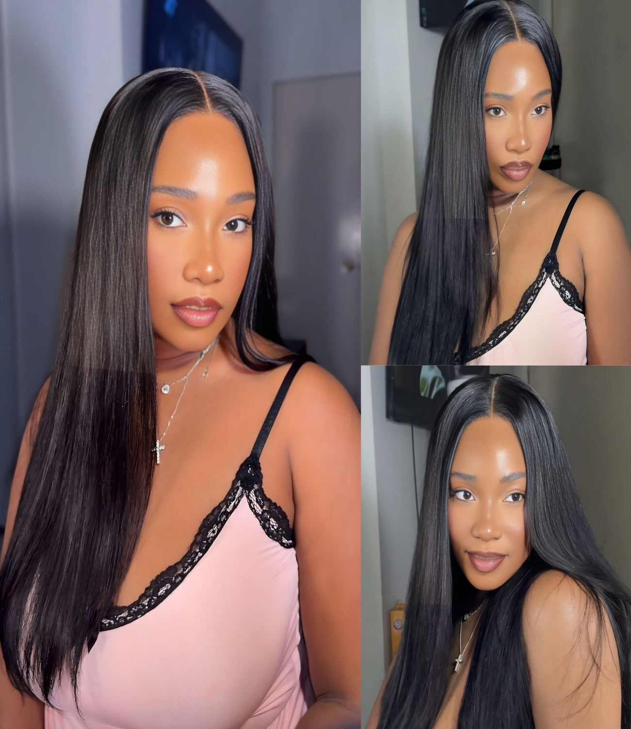 Mlip 2x6 HD Lace Closure Body Wave, 0.10mm Ultra Thin Invisible Swiss Lace, Skinlike Real HD Lace Melt into Skin Perfectly, Pre-plucked Natural Hairline, Raw Indian Human Hair 14 Inches Natural Color