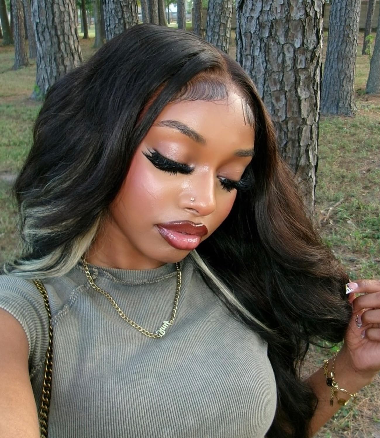 Mlip 2x6 HD Lace Closure Straight, 0.10mm Ultra Thin Invisible Swiss Lace, Skinlike Real HD Lace Melt into Skin Perfectly, Pre-plucked Natural Hairline, Raw Indian Human Hair Natural Color