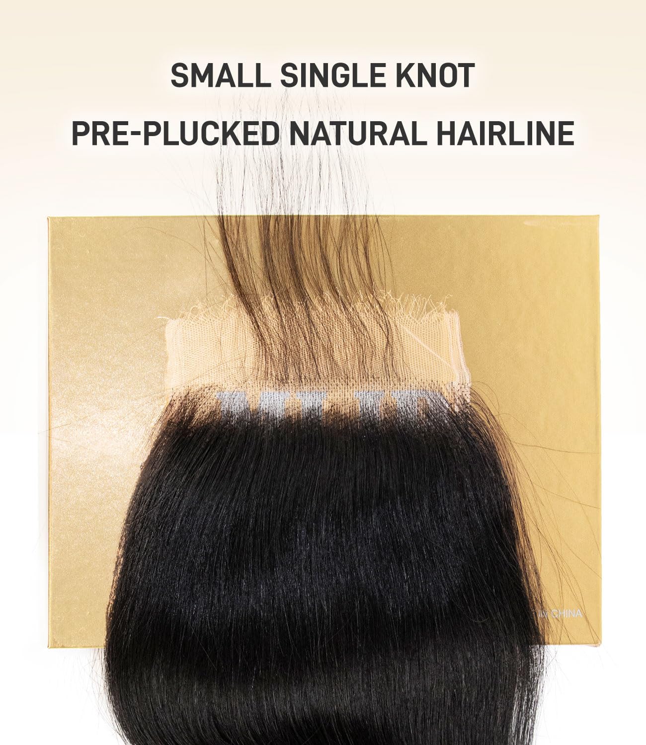 Mlip 4x4 HD Lace Closure Body Wave, 0.10mm Ultra Thin Invisible Swiss Lace, Skinlike Real HD Lace Melt into Skin Perfectly, Pre-plucked Natural Hairline, Raw Indian Human Hair Natural Color