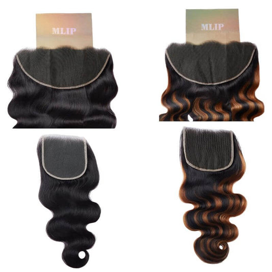 Mlip 13x6/5x5 HD Invisible Swiss Lace Pre-plucked Natural Hairline Body Wave Raw Hair HD Lace Frontal